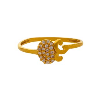 Understated Beauty: Gold Stone Ring