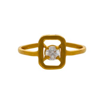 Elegant Gold Stone Finger Band