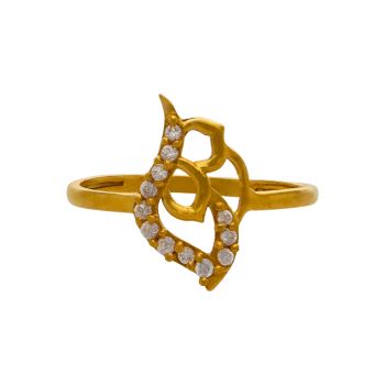 Light Weight Gold Finger Ring - Naina Collection