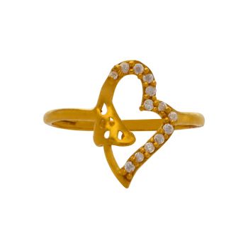 Light Weight HeartShape Ring - Naina Collection