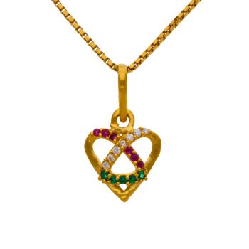 Classic 22kt Gold Pendant