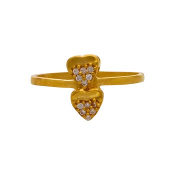 Heart-Shaped Light Weight  Ring - Naina Collection