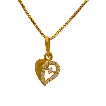 Radiant Heart Charm Pendant