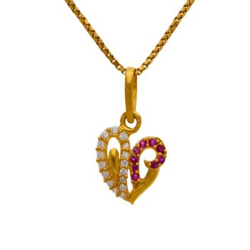 Gleaming Heart Treasure Pendant