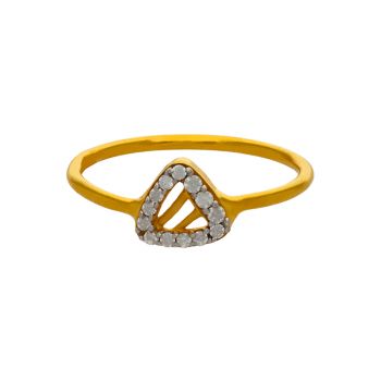 Triangular Grace Finger Ring