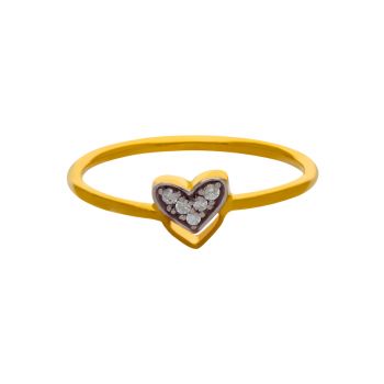 Pure Heart Band Sweet Heart Finger  Ring