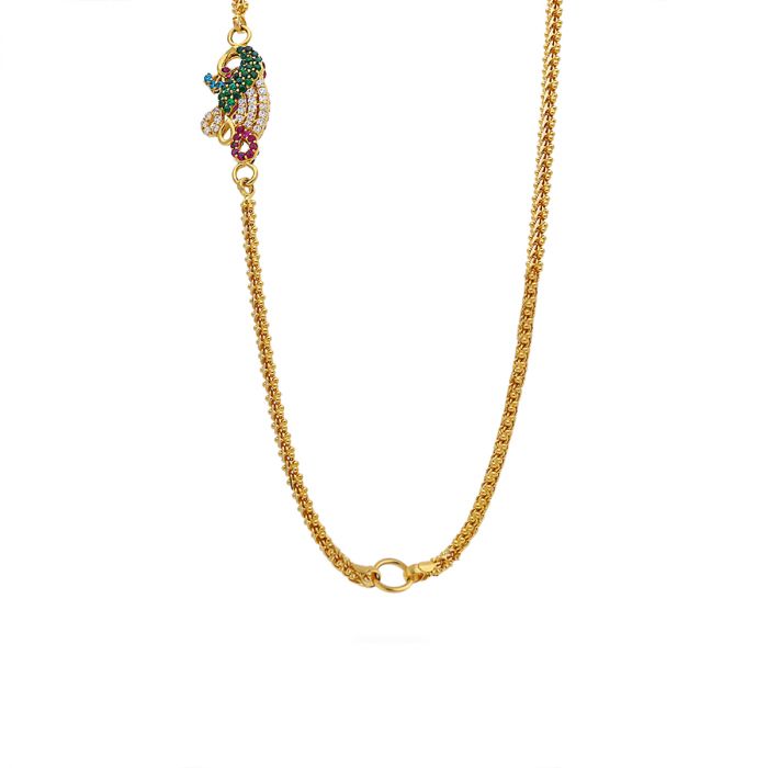 Peacock hot sale mugappu chain