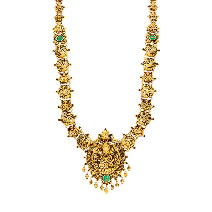 South Indian Jewellery now buy Online Lakshmi Haram Antique